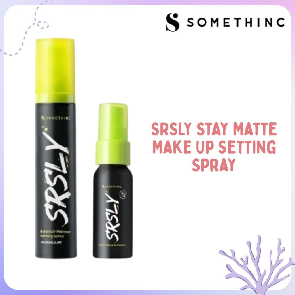 somethinc srsly stay matte makeup setting spray 20ml and 50ml somethinc srsly stay matte makeup setting spray 20ml and 50ml