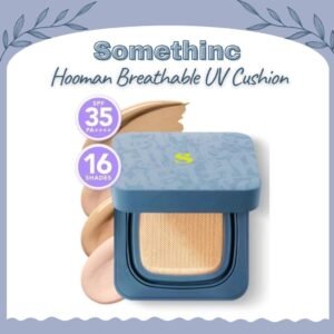 somethinc hooman breathable uv cushion cover spf 35 pa++++ /alas bedak
