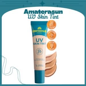 amaterasun uv skin tint spf 35 pa++++ 25g/alas bedak