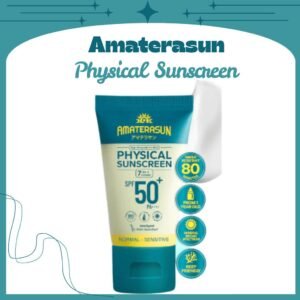 amaterasun physical sunscreen spf 50+ pa++++ 30g/tabir surya