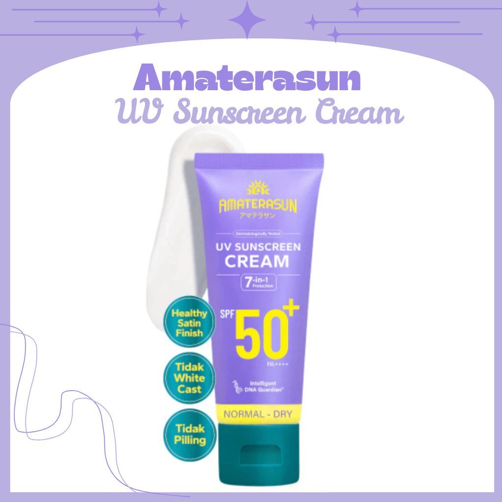 amaterasun uv sunscreen cream spf 50+ pa++++ 50g/tabir surya amaterasun uv sunscreen cream spf 50+ pa++++ 50g/tabir surya