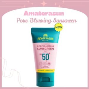 amaterasun pore blurring sunscreen spf 50 pa++++ 30g/tabir surya