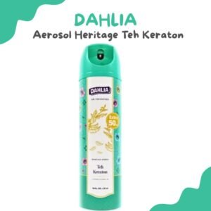 dahlia aerosol heritage series teh keraton 350ml plus 50ml/pengharum ruangan