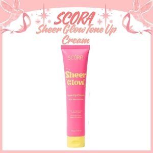scora sheer glow tone up cream 30g/pelembab wajah