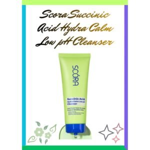 scora succinic acid hydra calm low ph cleanser 100ml/pembersih wajah