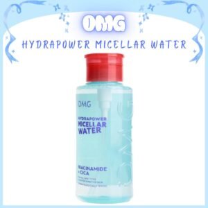 omg oh my glow hydrapower micellar water 65ml & 300ml/pembersih make up