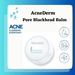 wardah acnederm pore blackhead balm with tea tree oil 20g | pembersih komedo