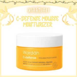 wardah c defense mousse moisturizer 30g | pelembab wajah