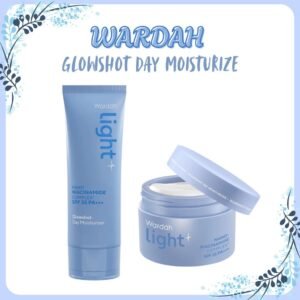 wardah lightening glowshot day moisturizer 20ml and 30g/pelembab wajah