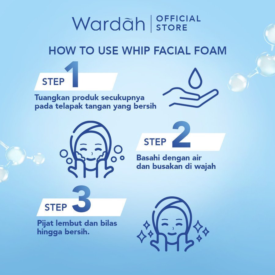 wardah lightening low ph nano niacinamide hyaluronic whip facial foam 50ml and 100ml/pembersih wajah wardah lightening low ph nano niacinamide hyaluronic whip facial foam 50ml and 100ml/pembersih wajah