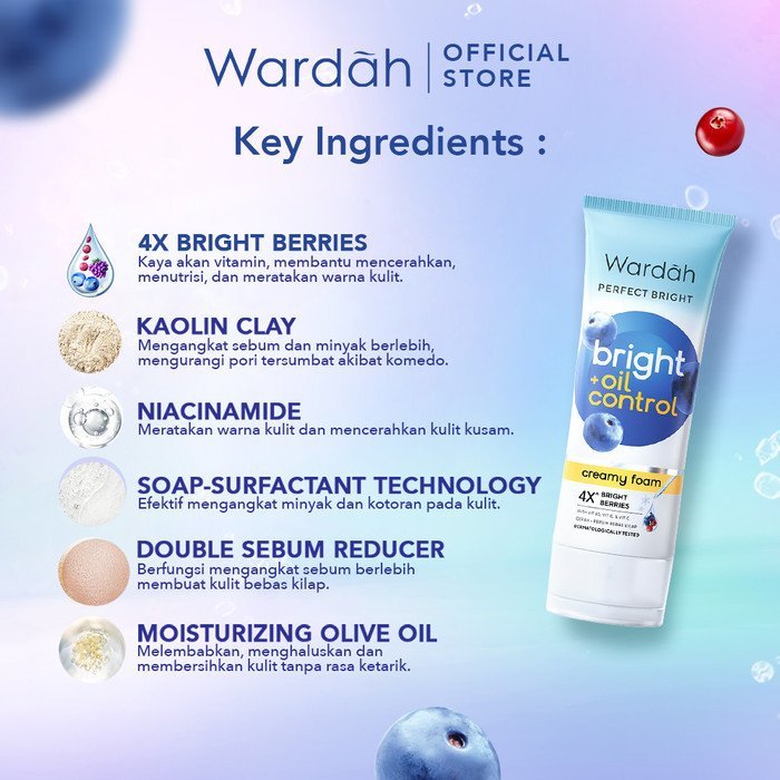 wardah perfect bright creamy foam bright smooth glow | cooling bright jelly facial foam 100ml wardah perfect bright creamy foam bright smooth glow | cooling bright jelly facial foam 100ml
