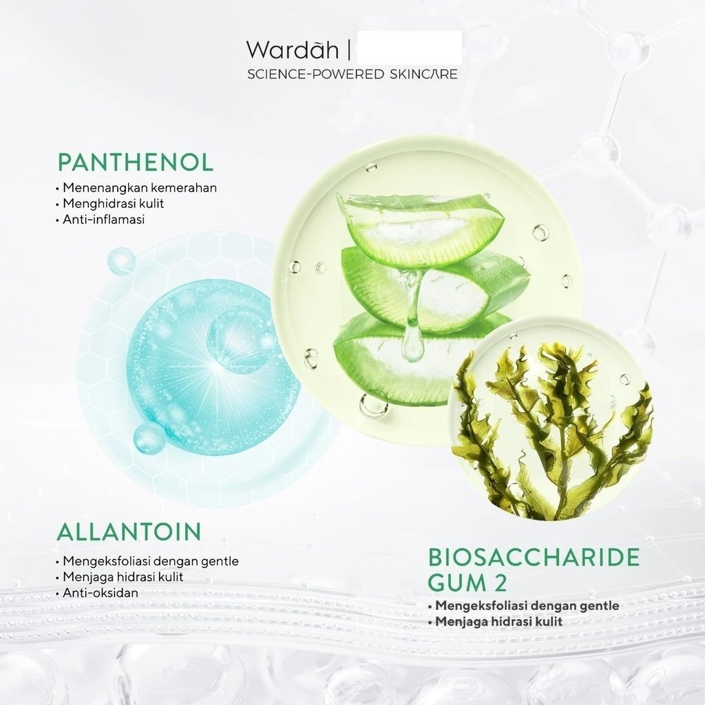 wardah nature daily aloe seaweed cleansing micellar water 100ml & 240ml wardah nature daily aloe seaweed cleansing micellar water 100ml & 240ml