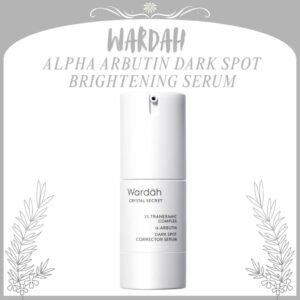 wardah crystal secret 3% tranexamic complex a arbutin dark spot corrector serum 20ml