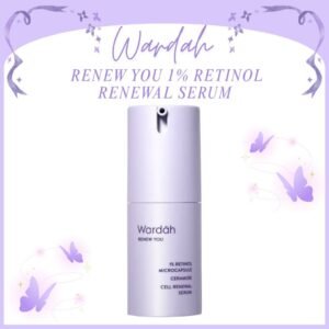 wardah renew you 1% retinol microcapsule ceramide cell renewal serum 15ml and 30ml/serum wajah