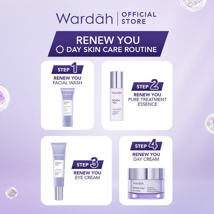 wardah renew you anti aging day cream spf 35 pa+++ 9g | 15g | 30g wardah renew you anti aging day cream spf 35 pa+++ 9g | 15g | 30g