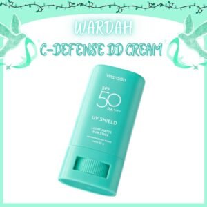 wardah uv shield light matte sun stick spf 50 pa+++ / sunscreen wajah