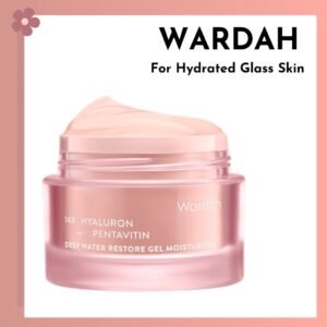 wardah deep water restore gel moisturizer 30gr/pelembab wajah