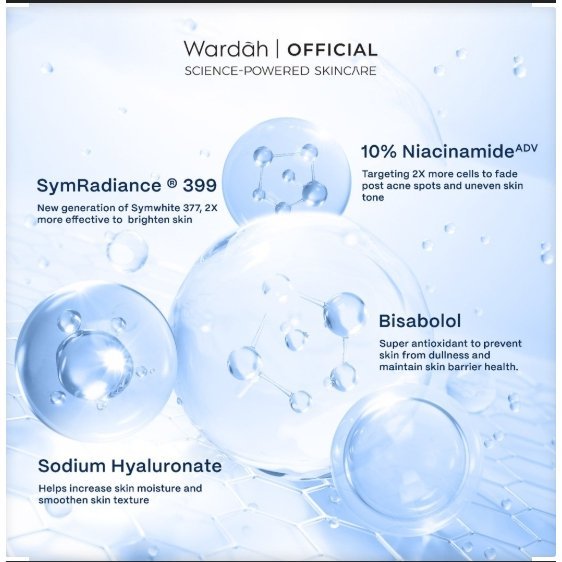 wardah symradiance 399 niacinamide bright and barrier boost moisturizer gel 30g / pelembab wajah wardah symradiance 399 niacinamide bright and barrier boost moisturizer gel 30g / pelembab wajah