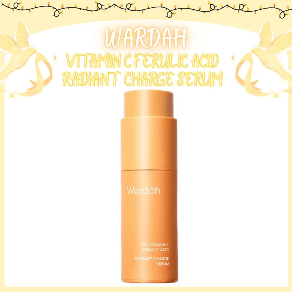 wardah vitamin c ferulic acid radiant charge serum 20ml wardah vitamin c ferulic acid radiant charge serum 20ml