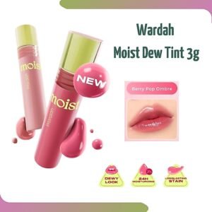 wardah moist dew tint 3g / lip tint