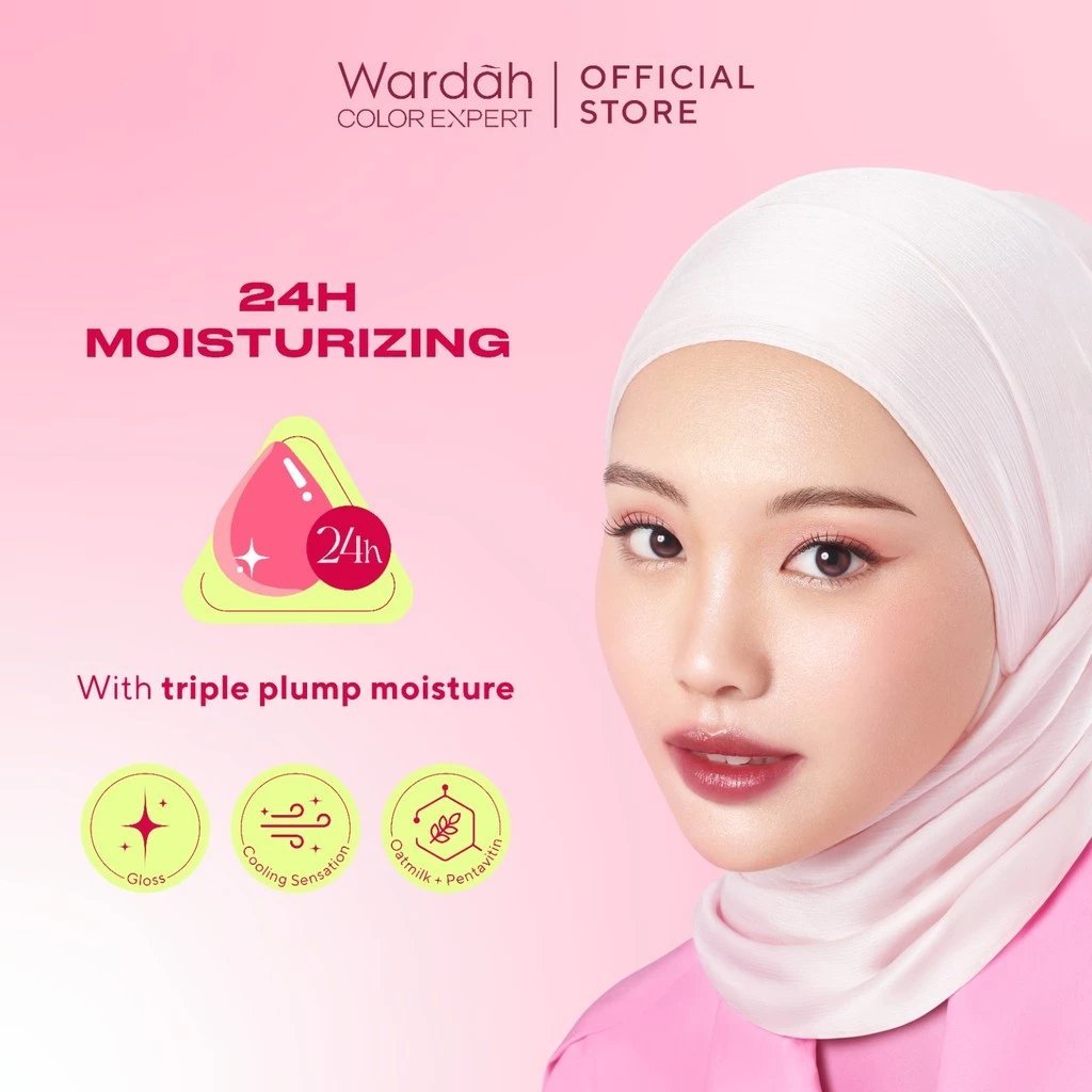wardah moist dew tint 3g / lip tint wardah moist dew tint 3g / lip tint