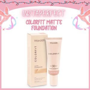 wardah colorfit matte foundation spf 30 pa++ 25ml