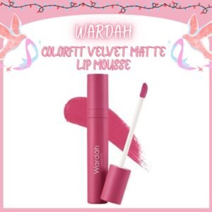 wardah colorfit velvet matte lip mousse