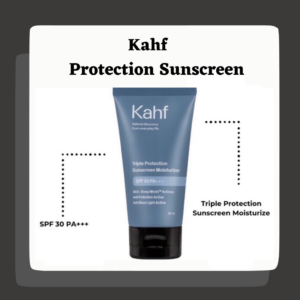 kahf triple protection sunscreen moisturizer spf 30 pa+++ 30ml