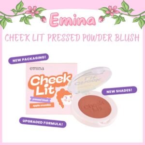 emina cheek lit pressed powder blush 3.5gr | blush on