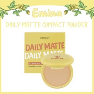 emina daily matte compact powder 11gr | bedak padat