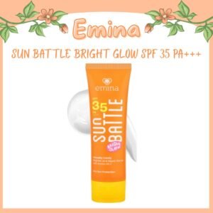 emina sun battle bright glow spf 35 pa+++/tabir surya