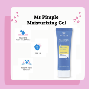 emina ms pimple acne solution moisturizing gel 20 ml pelembab wajah
