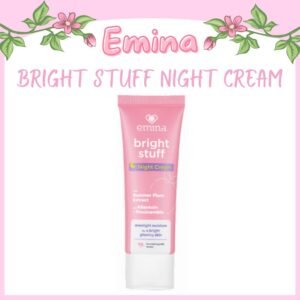emina bright stuff night cream 20g pelembab wajah