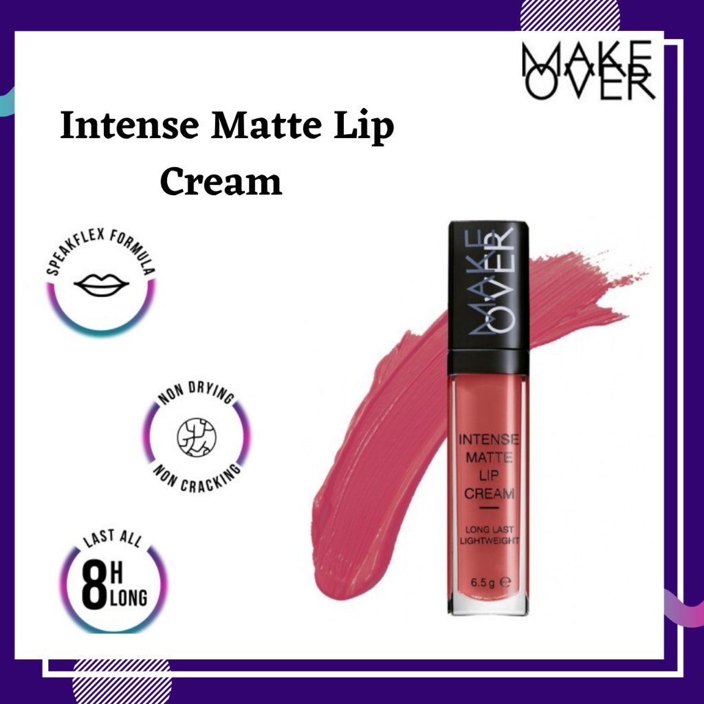 make over intense matte lip cream last 8 hours long 6.5g make over intense matte lip cream last 8 hours long 6.5g