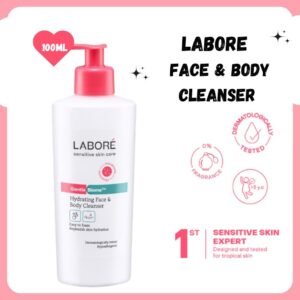 labore sensitive skincare gentle biome hydrating face & body cleanser 250ml