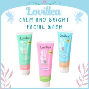 lovillea calm and bright facial wash 100g/pembersih wajah