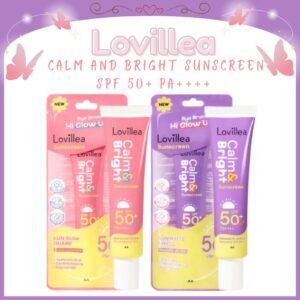 lovillea calm and bright sunscreen spf 50+ pa++++ 30g/tabir surya