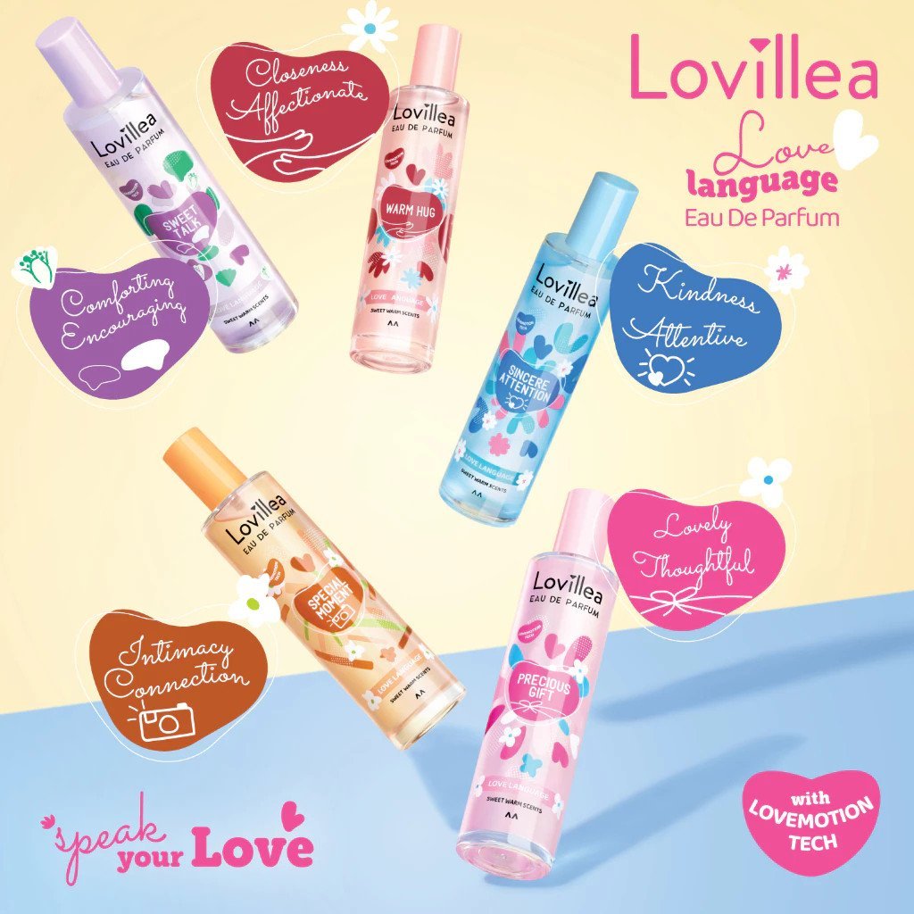lovillea love language eau de parfum 100ml/parfum wanita lovillea love language eau de parfum 100ml/parfum wanita