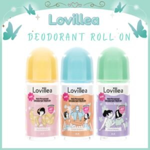lovillea active bloom antiperspirant deodorant roll on 50ml