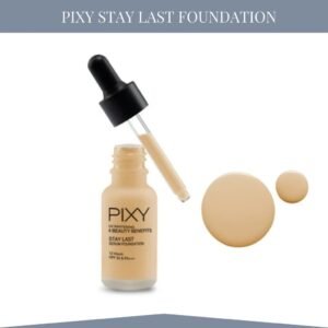 pixy uv whitening stay last serum foundation 17ml/alas bedak