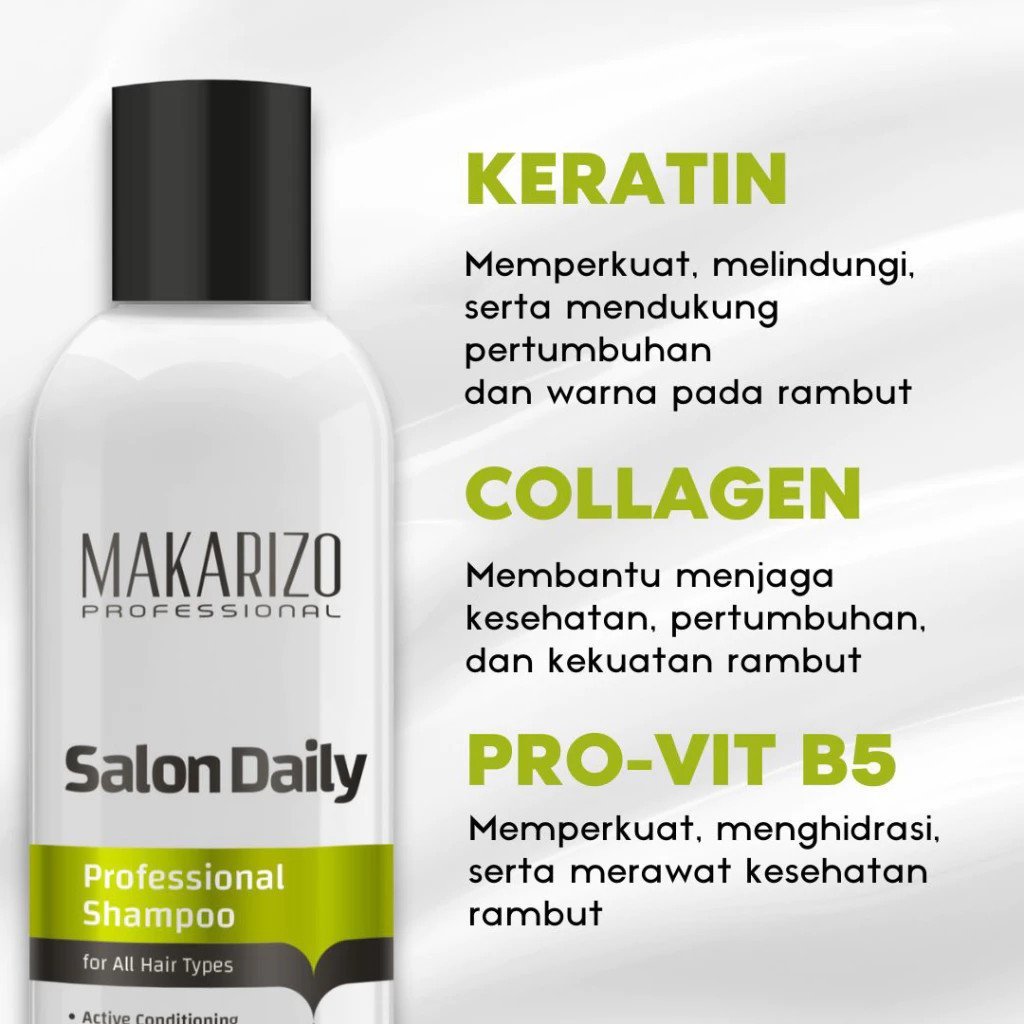 makarizo professional salon daily shampoo 200ml makarizo professional salon daily shampoo 200ml