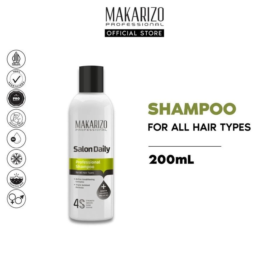 makarizo professional salon daily shampoo 200ml makarizo professional salon daily shampoo 200ml