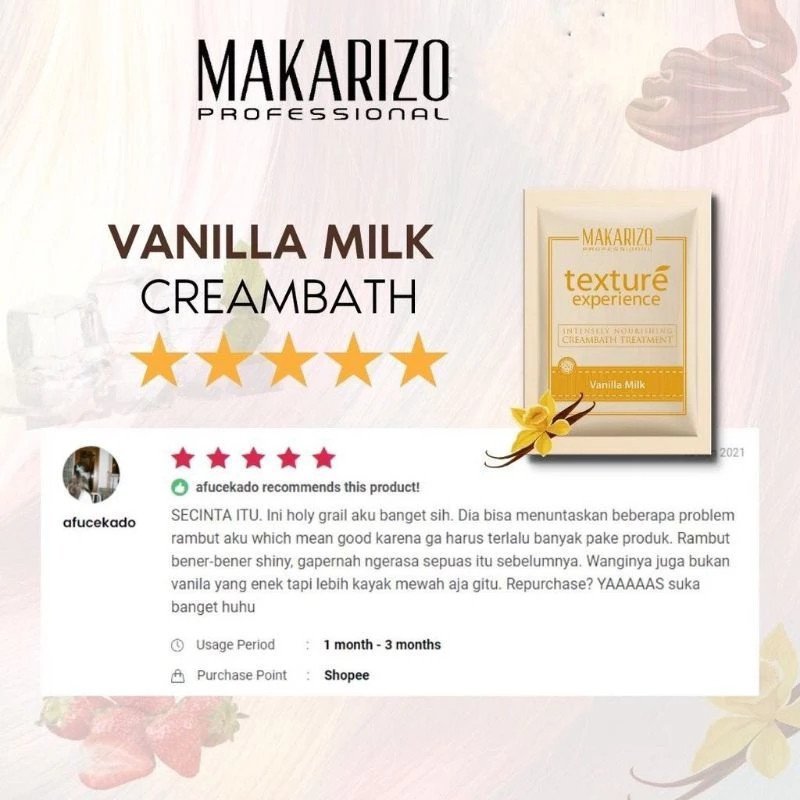 makarizo professional texture experience creambath treatment 60ml makarizo professional texture experience creambath treatment 60ml