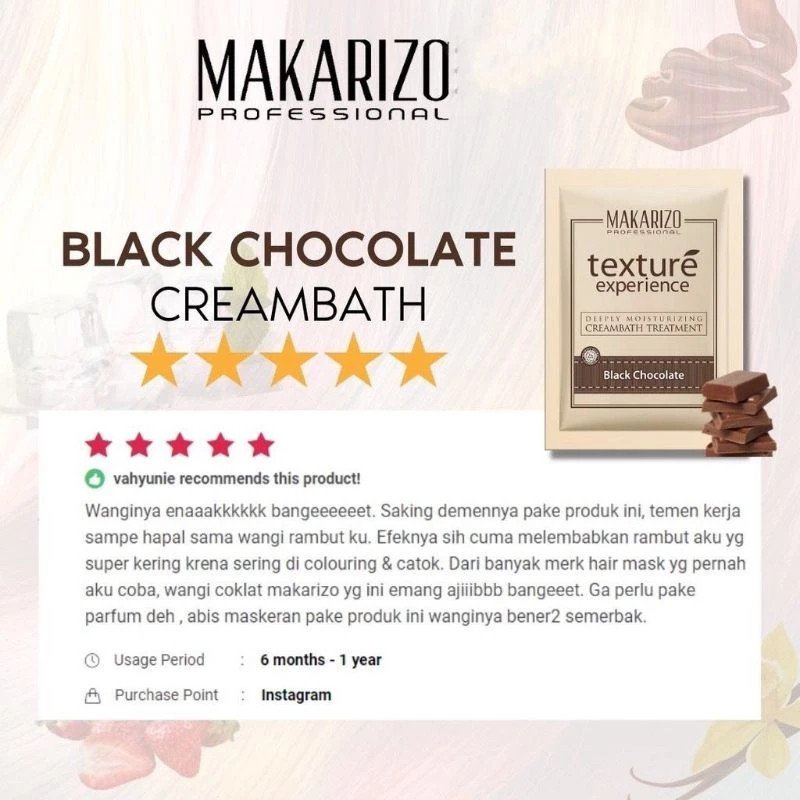 makarizo professional texture experience creambath treatment 60ml makarizo professional texture experience creambath treatment 60ml