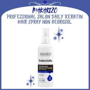 makarizo professional salon daily keratin hair spray non aeorosol 200ml/serum rambut