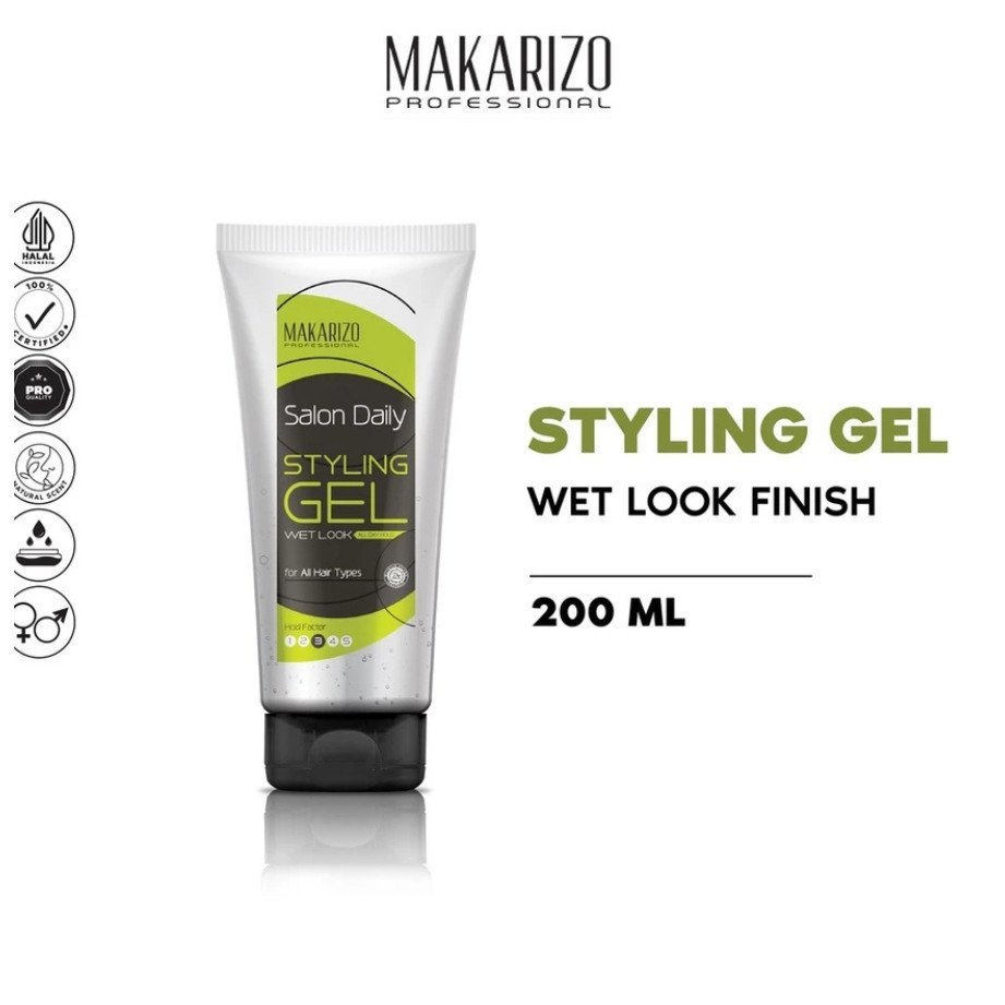 makarizo professional salon daily styling gel tube 200ml makarizo professional salon daily styling gel tube 200ml