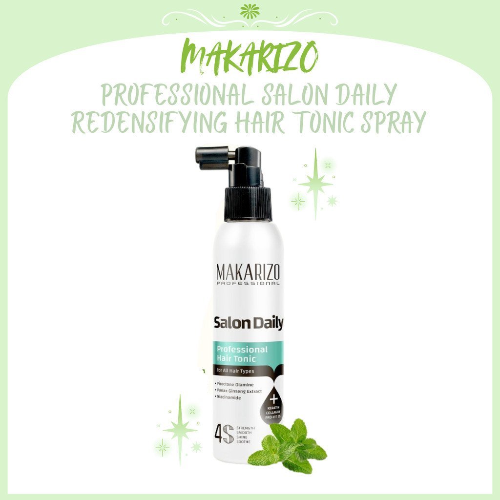 makarizo professional salon daily redensifying hair tonic spray bottle 140ml makarizo professional salon daily redensifying hair tonic spray bottle 140ml