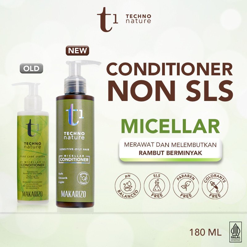 makarizo t1 techno nature micellar conditioner non sls 180ml makarizo t1 techno nature micellar conditioner non sls 180ml