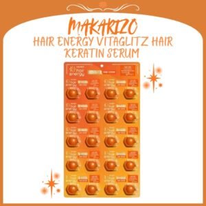 makarizo hair energy vitaglitz hair keratin serum 20x1ml/vitamin rambut