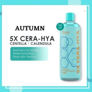 autumn 5x ceramide hyaluronic skin barrier moisture & hydrating toner 500ml